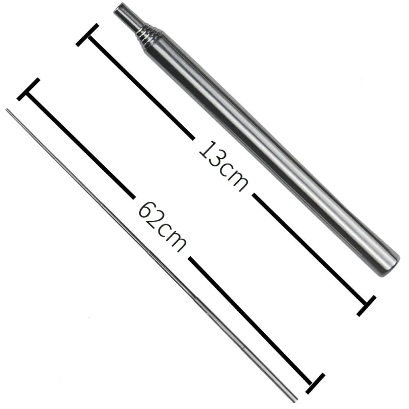 Outdoor Fire Blowing Tube – Stainless Steel Retractable Fire Starter Tool for Camping & Survival
