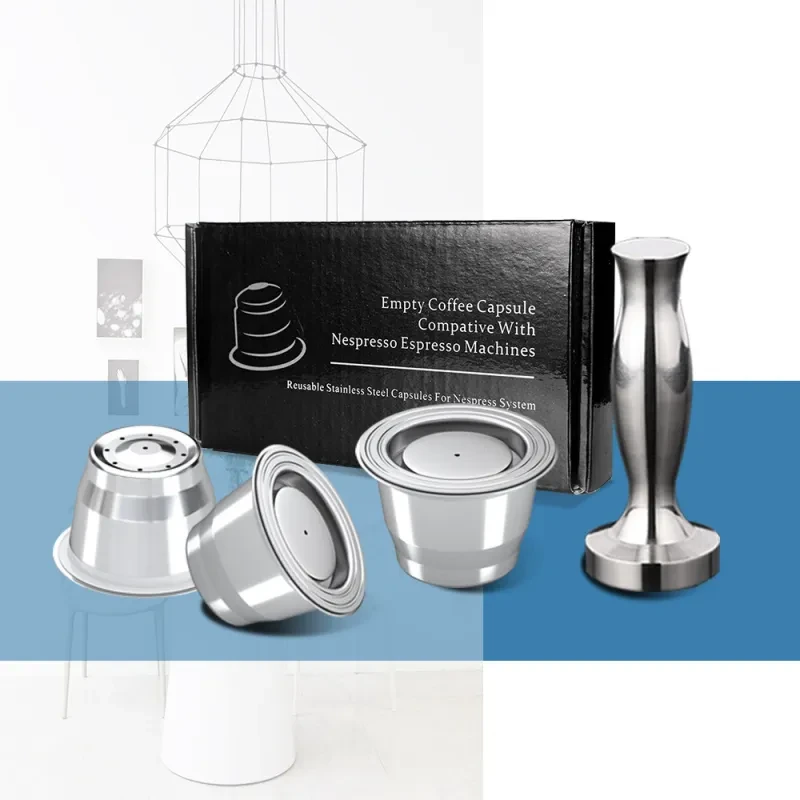 Reusable Stainless Steel Coffee Capsules β Compatible with Nespresso Machines
