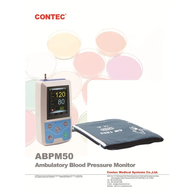 24-Hour Handheld Blood Pressure Monitor β Dynamic BP Monitoring Recorder for Home Use