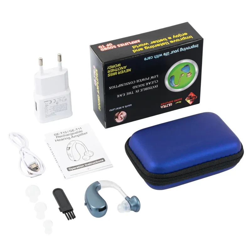 Rechargeable Hearing Aid β Loudspeaker Sound Amplifier with Universal Charging Plug