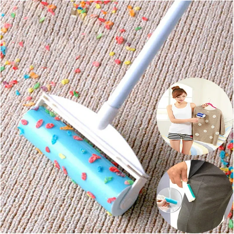 3-Piece Lint Remover Roller Set β Pet Hair & Dust Cleaner for Clothes, Bedsheets, Furniture