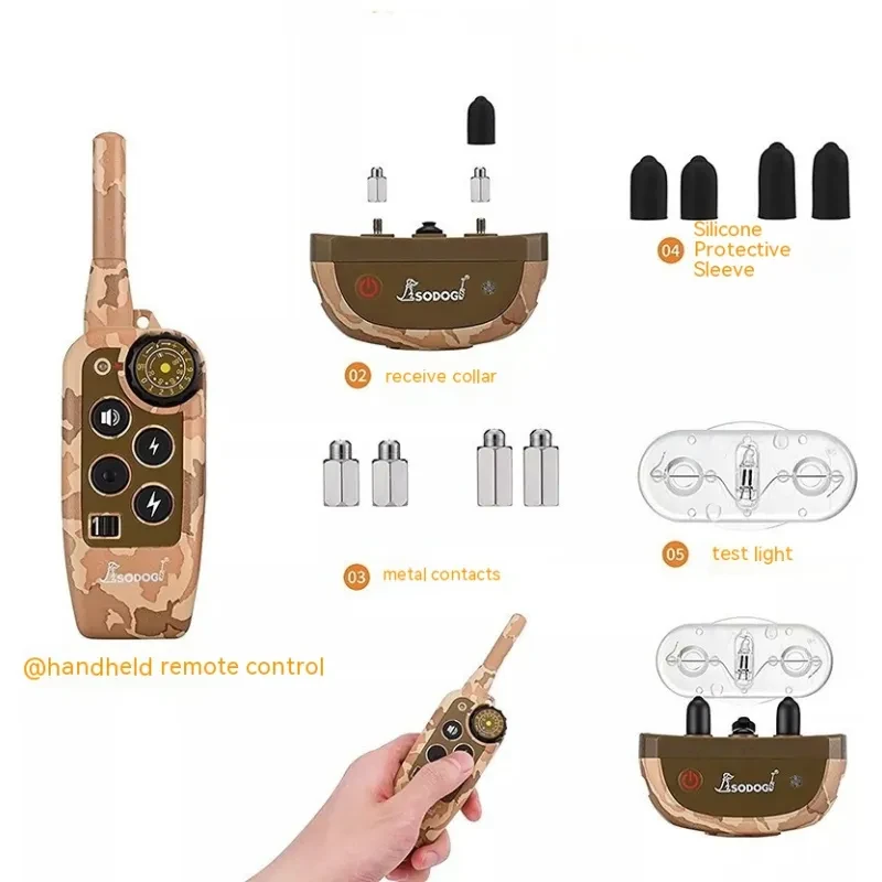 Rechargeable Dog Bark Collar with Remote – Anti Bark Training Device