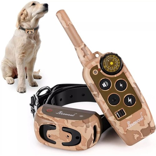 Rechargeable Dog Bark Collar with Remote – Anti Bark Training Device