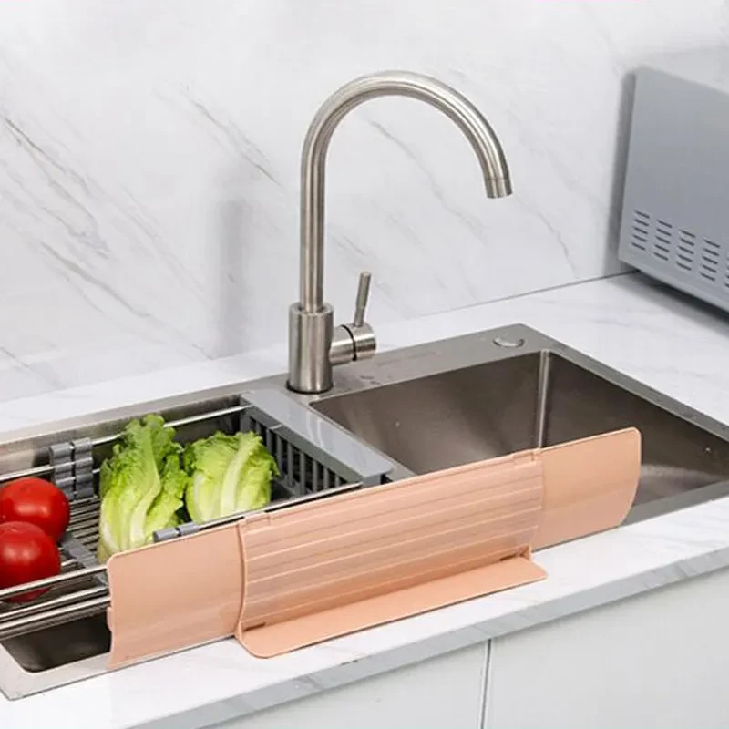 Sink Water Retaining Plate – Household Sink Waterproof Board for Kitchen Utensils