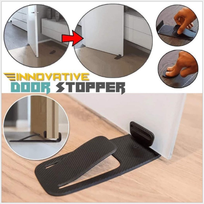 Innovative Punch-free Mobile Door Stopper – Multi-functional Safety Door Holder