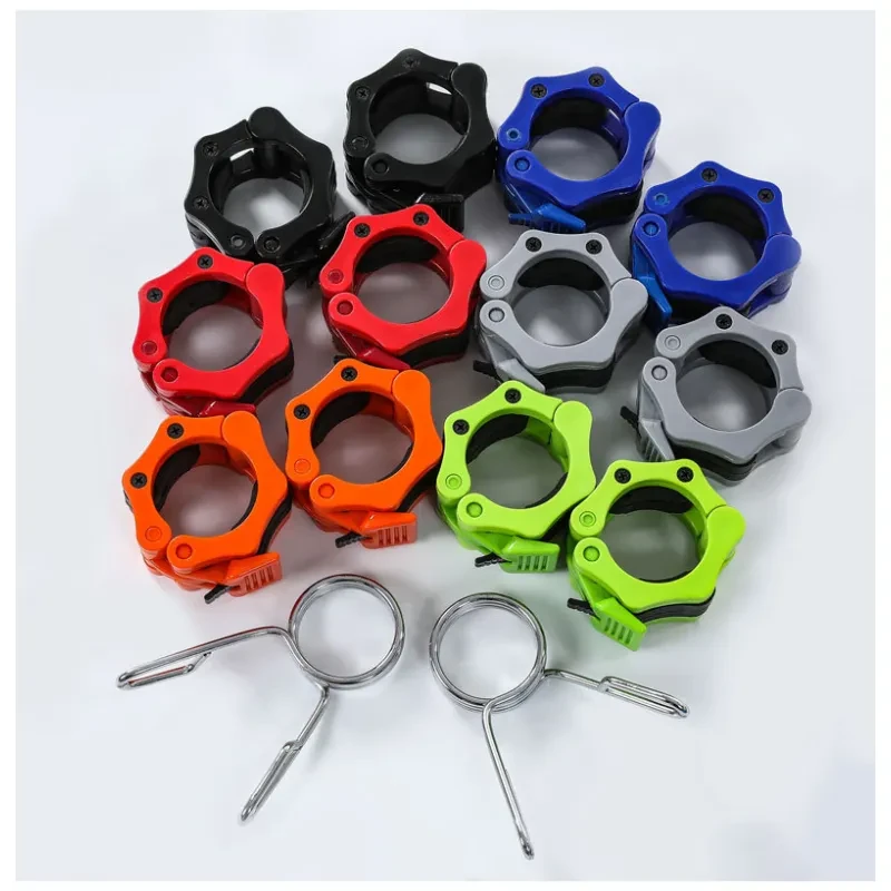 Nylon Safety Dumbbell Barbell Buckle – Heavy-Duty Bar Lock Clips