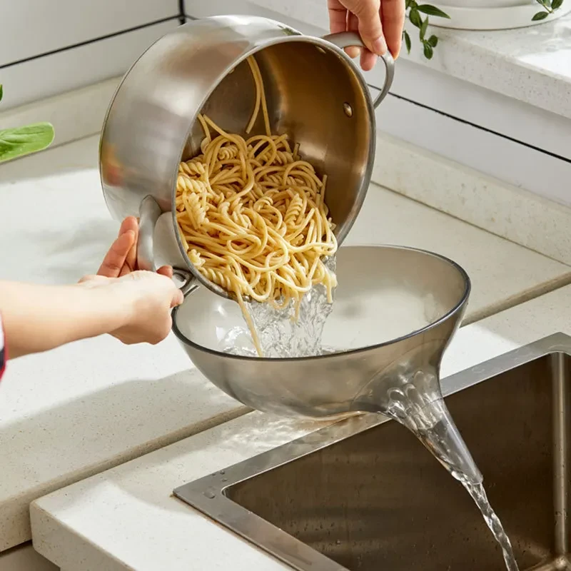 Kitchen Fruit and Vegetable Cleaning Drain Bowl – Multi-Function Water Filter Bowl