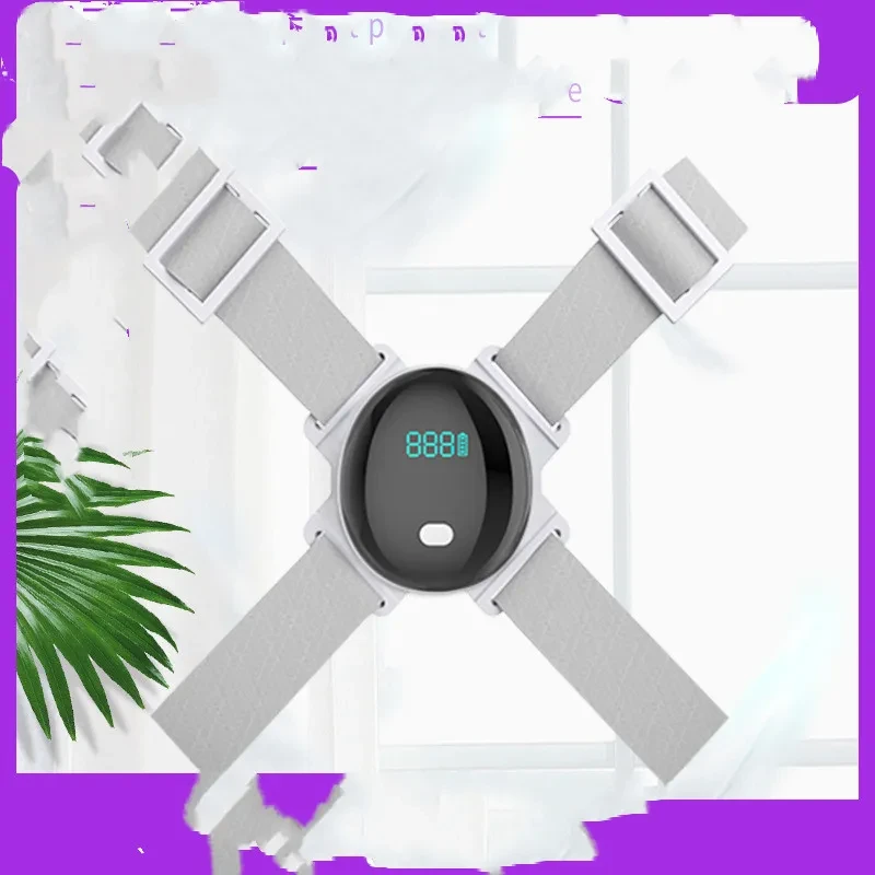 Smart Posture Corrector for Kids & Adults – Anti-Humpback Back Brace with Display & USB Charging