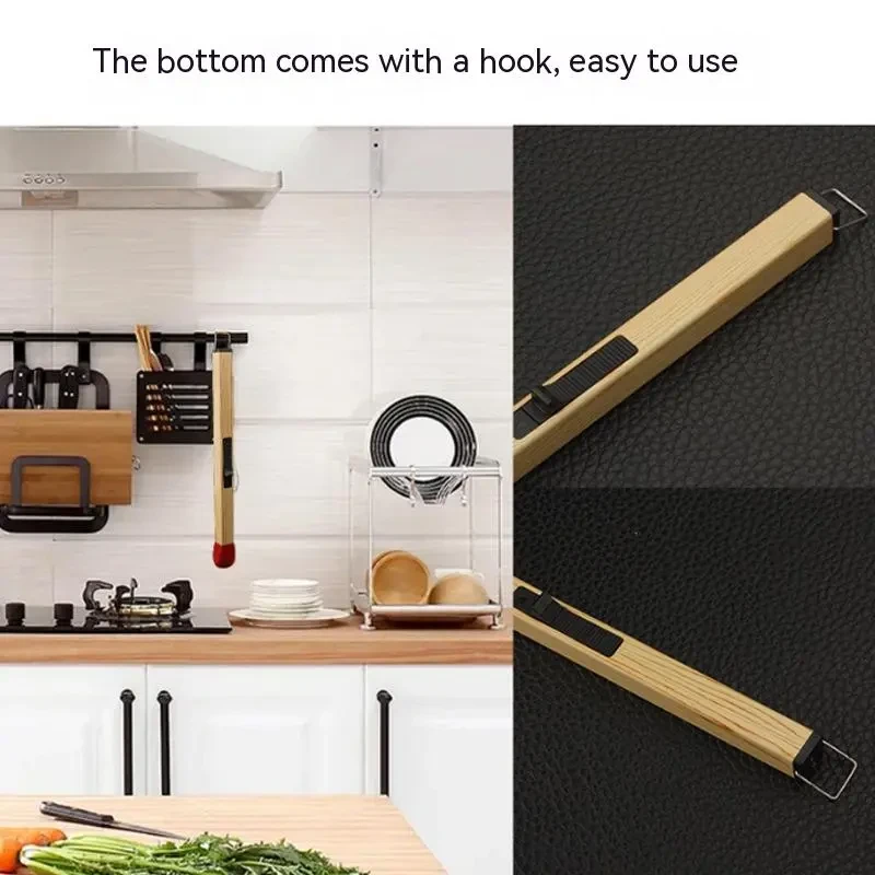 Tiktok Practical Lengthened Match Stick Burning Torch – Kitchen Gas Stove Inflatable Metal Lighter