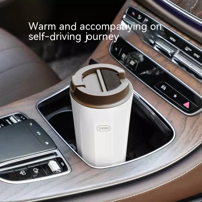 Zhenmi Magic Electric Cup – Portable Car Water Bottle with USB Charging