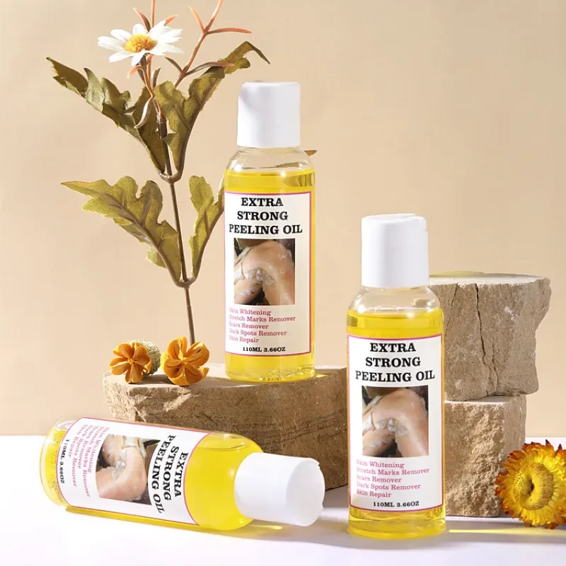Yellow Peeling Oil for Skin Brightening – Exfoliating Body Treatment for All Skin Types