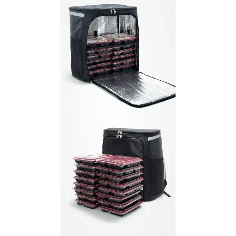 Food Delivery Container Meal Delivery Insulated Bag – Foldable 57.4L Thermal Picnic Ice Pack