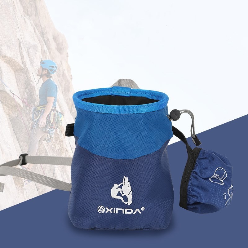 Outdoor Rock Climbing Chalk Bag – Lightweight, Portable Magnesium Powder Pouch for Gym & Hiking Use