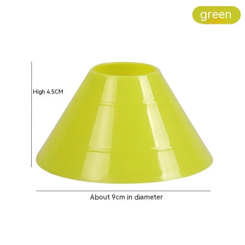 Football Training Sign Plates – PE Round Hole Marker Cones for Agility and Skating Obstacle Practice