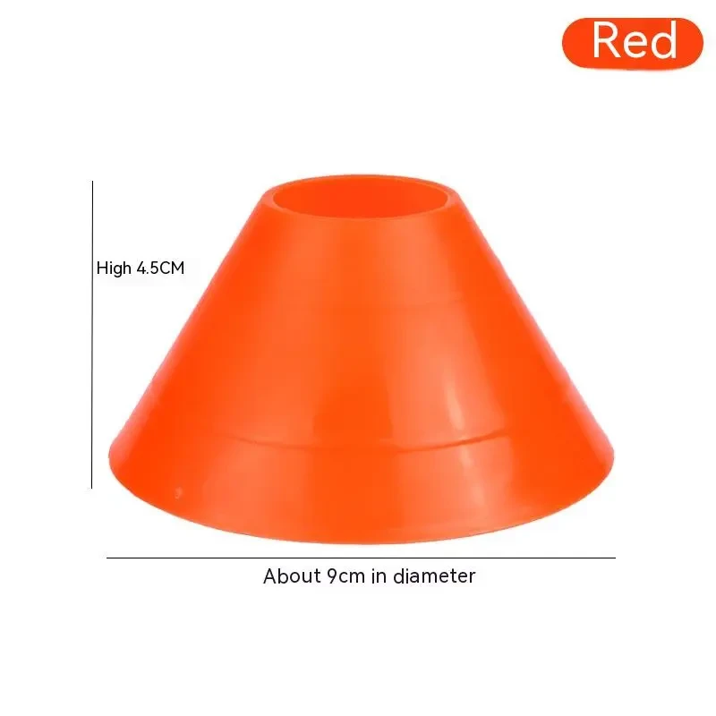 Football Training Sign Plates – PE Round Hole Marker Cones for Agility and Skating Obstacle Practice