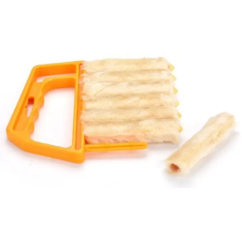 Removable Fiber Curtain Cleaning Brush – Washable Louver Dust Tool for Blinds and Home Surfaces