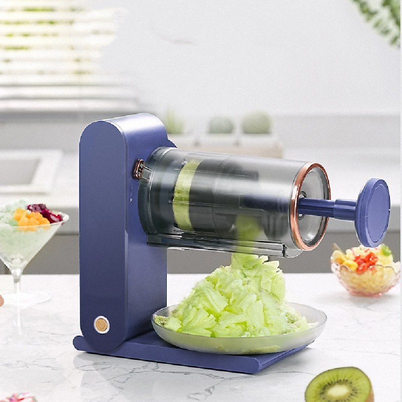 Electric Ice Shaver Machine – Rechargeable Automatic Ice Crusher for Smoothies, Snow Cones, and Slush