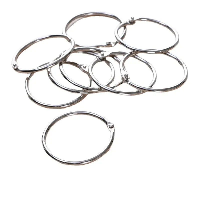 Stainless Steel Bathroom Curtain Rings – Rustproof Shower Hook Set for Bathroom Curtain Installation