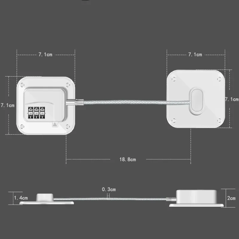 Window Security Lock β High-Rise Anti-Falling Window Stopper with Combination Lock