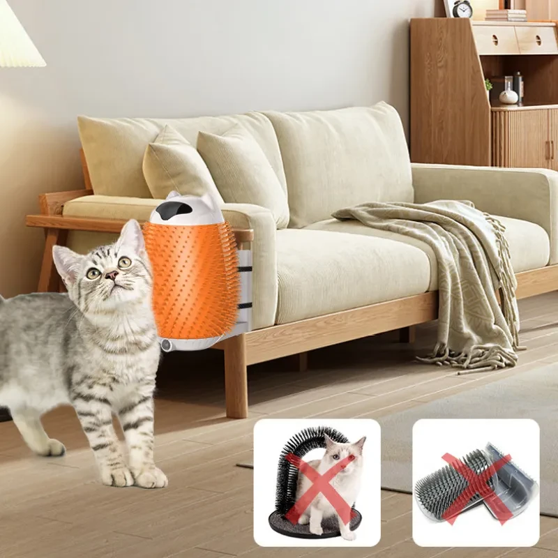 Smart Pet Electric Cat Petting Post β Interactive USB-Powered Cat Grooming Brush