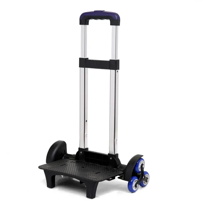 Aluminum Alloy 6-Wheel Trolley Cart for Kids β Expandable Pull Rod Bracket for Backpacks & School Bags