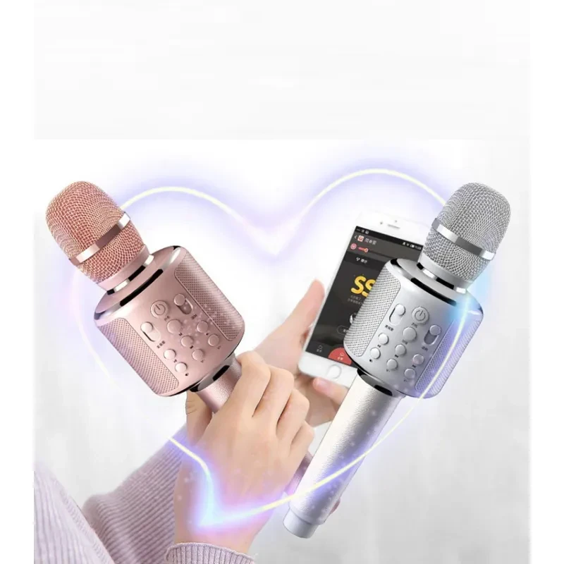 Wireless Bluetooth Microphone – Mobile PC Mic – Karaoke Streaming Recording