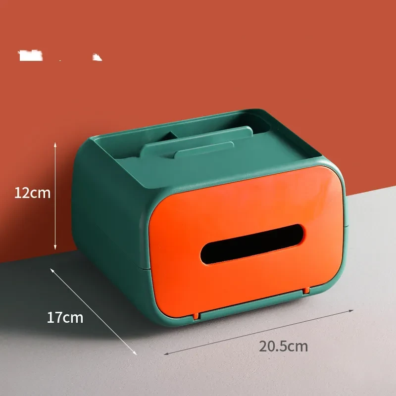 Magnetic Tissue Box – Modern ABS Paper Storage Organizer for Car, Bathroom & Home