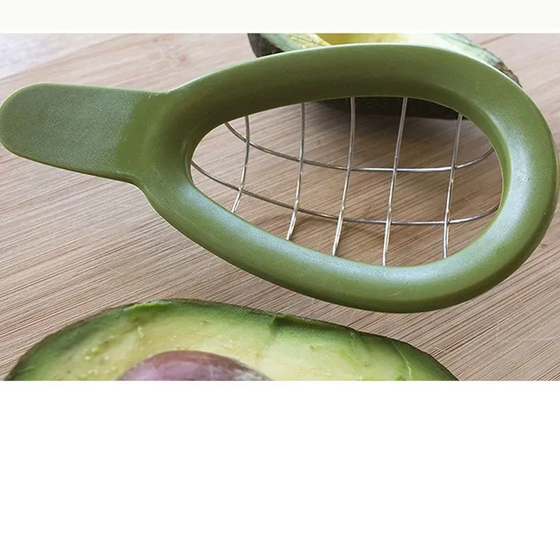 304 Stainless Steel Avocado Cutter β Avocado Meat Separator & Fruit Salad Tool