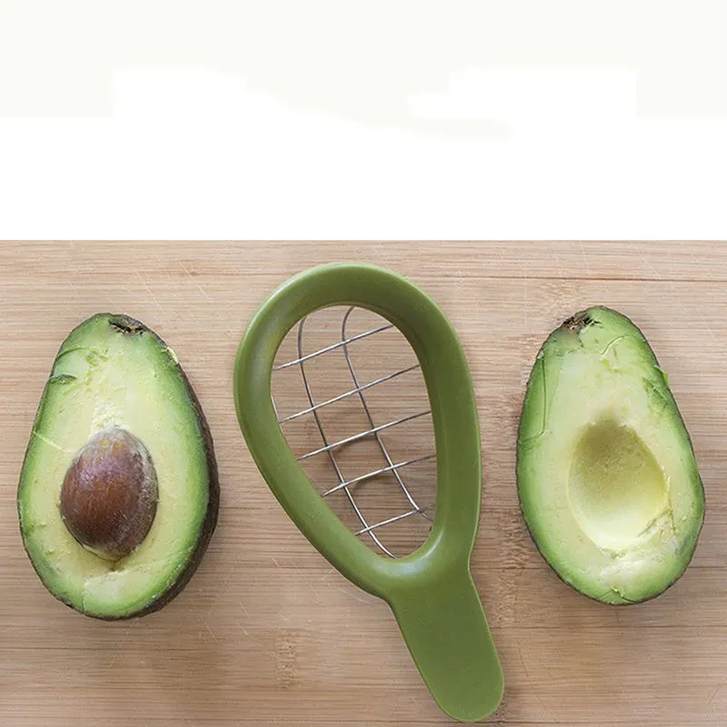 304 Stainless Steel Avocado Cutter β Avocado Meat Separator & Fruit Salad Tool