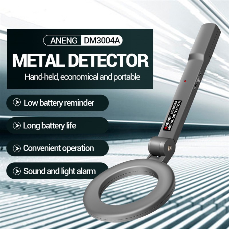 High Sensitivity Handheld Metal Detector – Portable Security & Treasure Hunting Tool