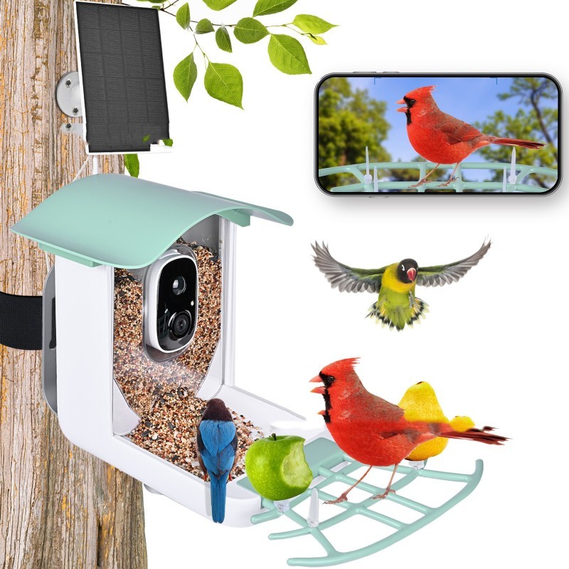 Smart Solar Bird Feeder with Camera β Outdoor Waterproof AI Video Feeder with App Control