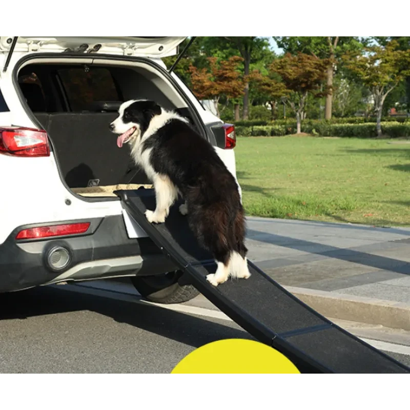 Heavy-Duty Anti-Slip Dog Car Stairs – Portable Pet Steps for Large Dogs (SUV Compatible)
