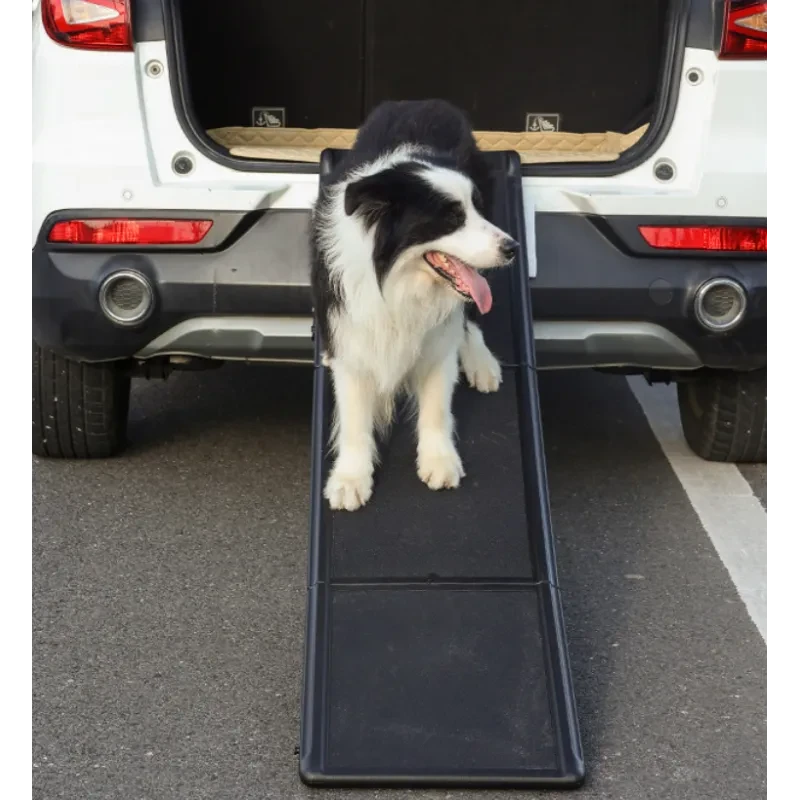Heavy-Duty Anti-Slip Dog Car Stairs β Portable Pet Steps for Large Dogs (SUV Compatible)