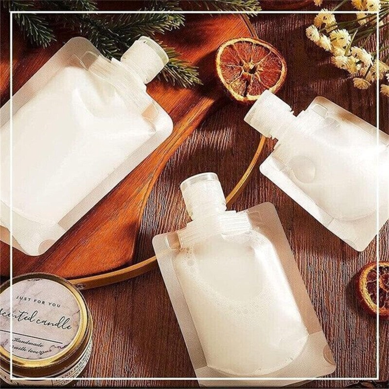 Travel Emulsion Packing Bags β Reusable Cosmetic Nozzle Pouches for Toiletries & Skincare