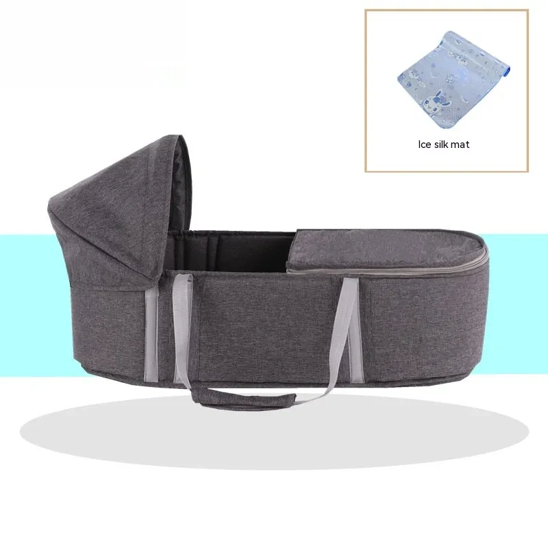 Multifunctional Portable Baby Bed for Car & Travel – Foldable Baby Sleeping Basket for All Ages