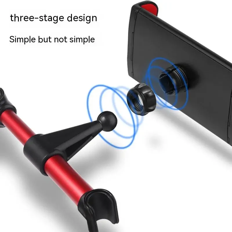 Car Headrest Tablet & Phone Holder – 360° Rotating Rear Seat Mount for All Vehicles