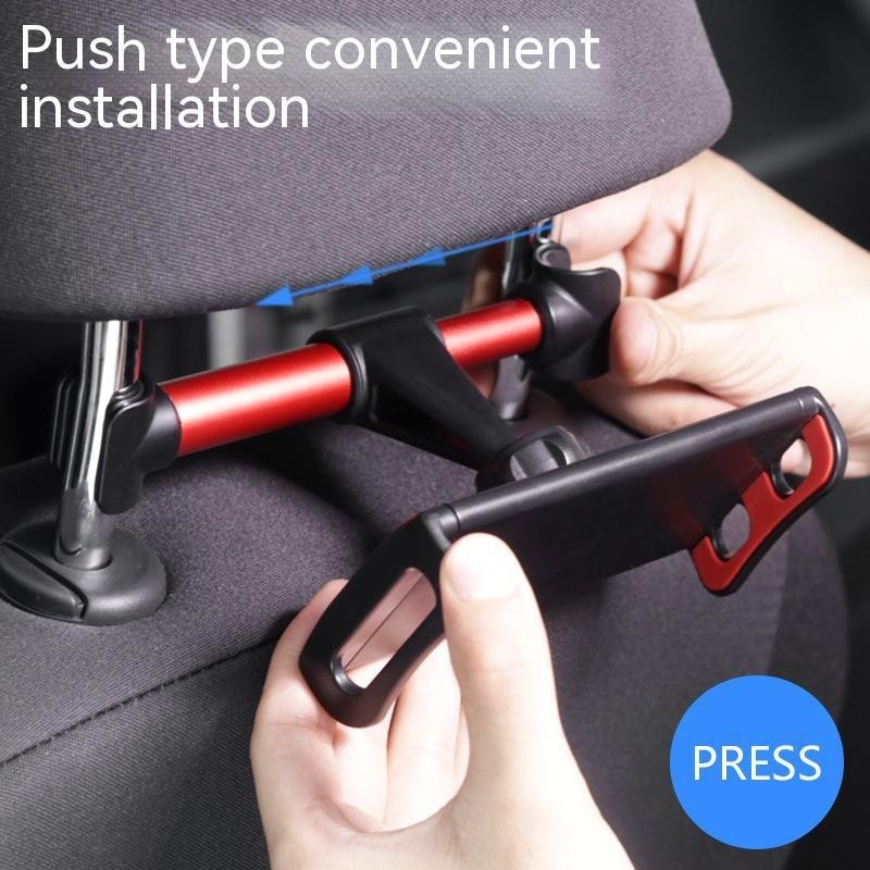 Car Headrest Tablet & Phone Holder – 360° Rotating Rear Seat Mount for All Vehicles