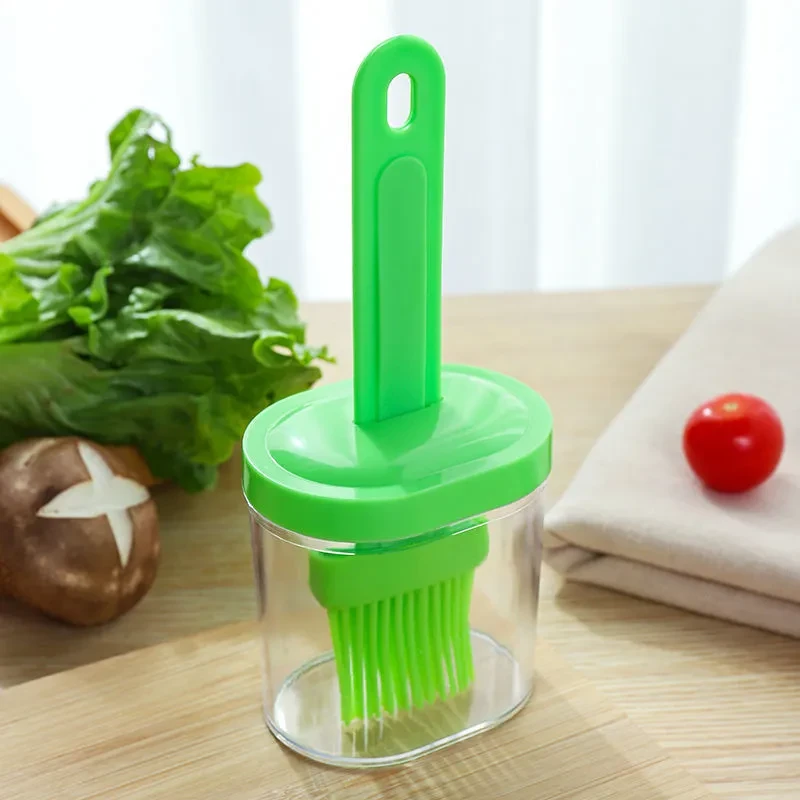 High Temperature Resistant Kitchen Oil Brush – Pancake Baking Silicone & PP Cooking Brush