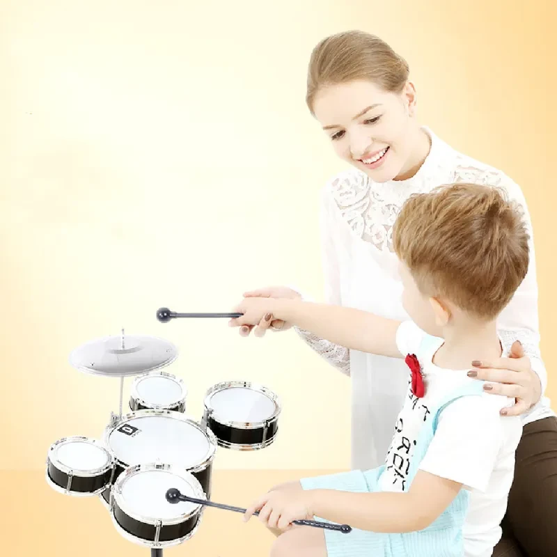 Small Portable Drum Kit Toy – Kids Percussion Instrument for Beginners