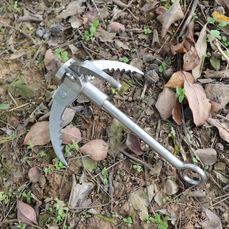 Outdoor Flying Tiger Claw Stainless Steel Climbing Hook – Heavy Duty Survival Tool