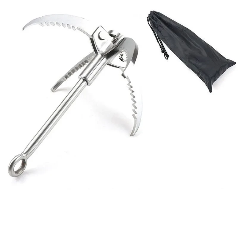 Outdoor Flying Tiger Claw Stainless Steel Climbing Hook – Heavy Duty Survival Tool