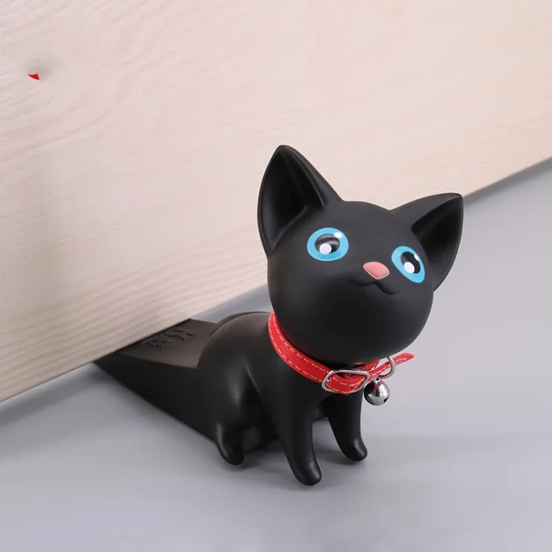 Punch-Free Cat Door Stopper – Cute Anti-Collision PVC Door Handle Protector