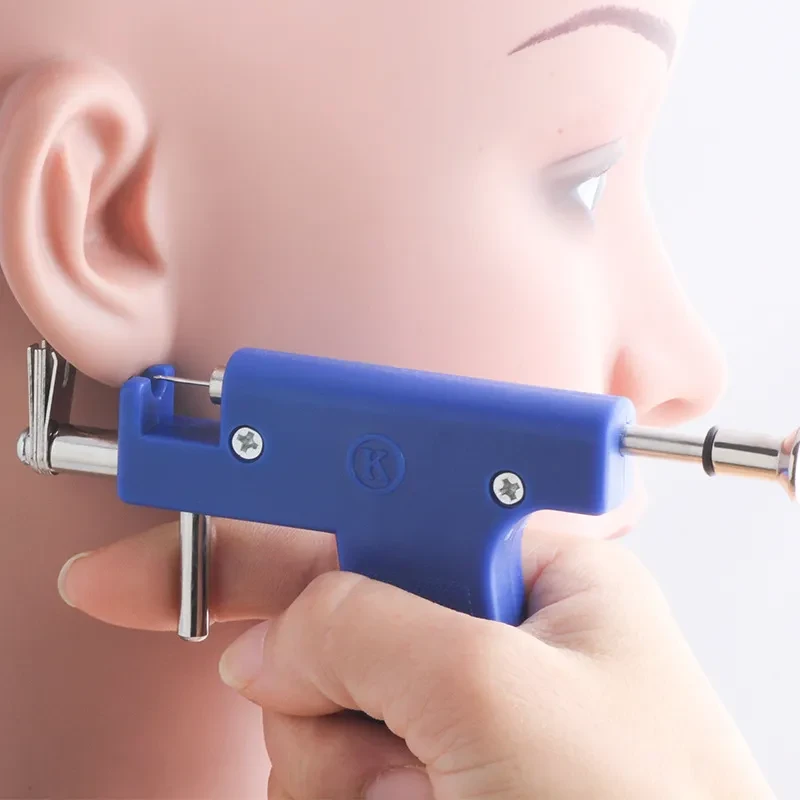 Ear Piercing Gun Kit with 98 Stainless Steel Stud Earrings – Safe & Easy Piercing Tool for Kids and Adults