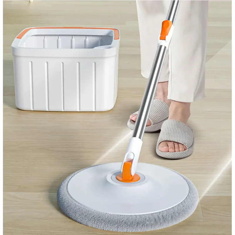 Hands-Free Flat Mop with Sewage Separation Bucket – 360° Self-Cleaning Mop Set for Home Floor Cleaning
