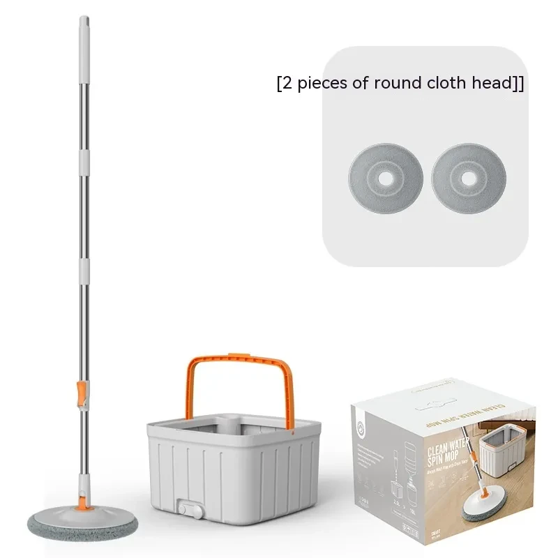 Hands-Free Flat Mop with Sewage Separation Bucket – 360° Self-Cleaning Mop Set for Home Floor Cleaning