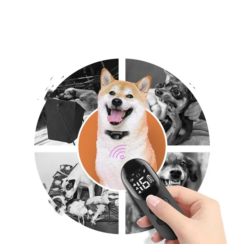 Pet Training Simple Remote Control Dog Trainer Bark Stopper – Shock, Vibration & Sound Modes