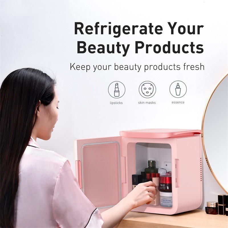 Baseus Igloo Mini Fridge 6L – Small Ice House for Students | Cooler & Warmer Dorm Refrigerator (240V)