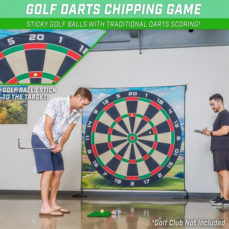 Leisure Golf Board Game Set – Indoor Golf Hitting Mat for Fun & Practice (Flannel, 180×180cm / 200×200cm)