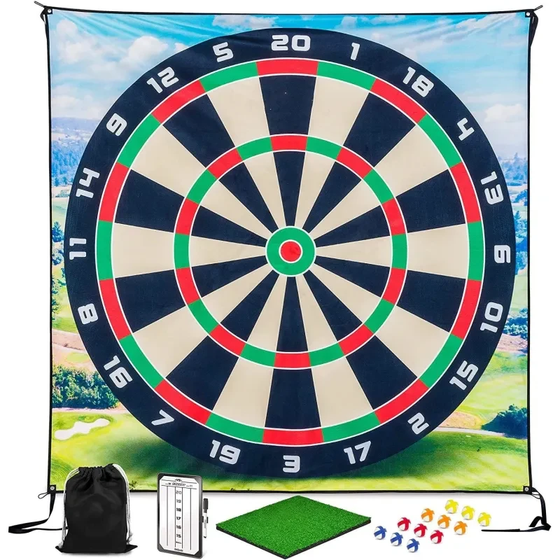 Leisure Golf Board Game Set – Indoor Golf Hitting Mat for Fun & Practice (Flannel, 180×180cm / 200×200cm)