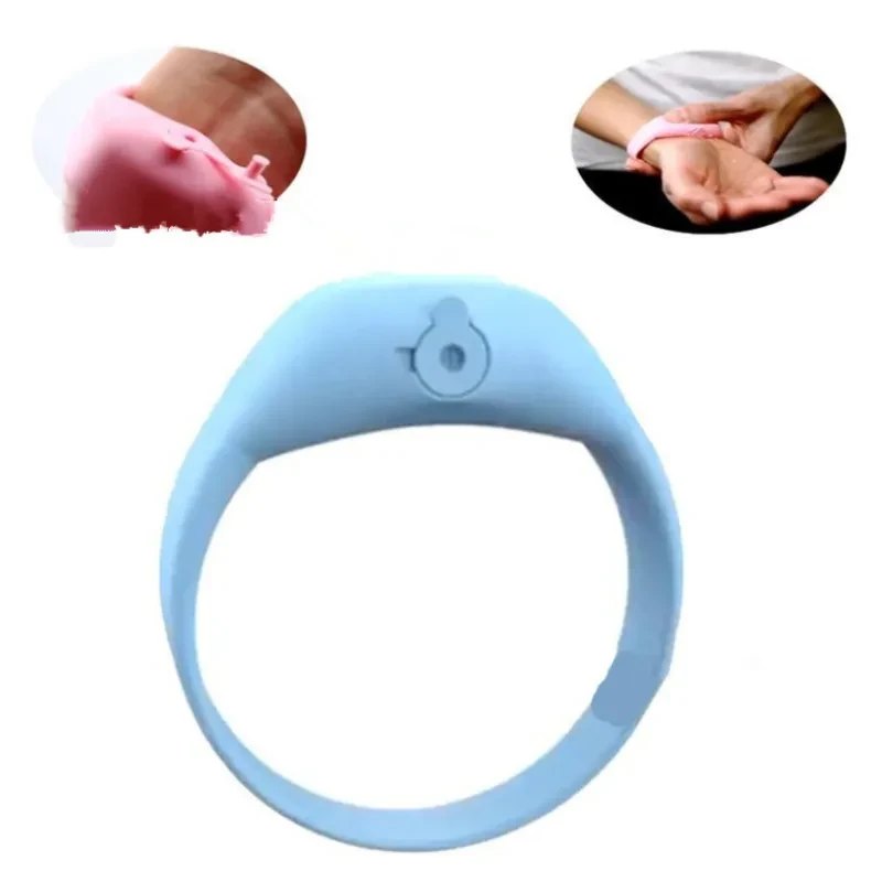 Hand Sanitizer Bracelet – Refillable Silicone Wristband Dispenser